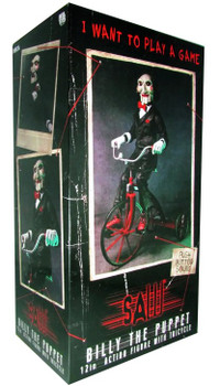 NECA Saw Billy the Puppet & Tricycle 12 pouces  Action Figure wi