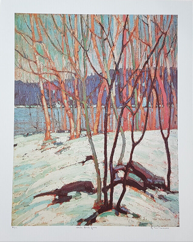WHITE BIRCH GROVE print by TOM THOMSON in Arts & Collectibles in St. Catharines