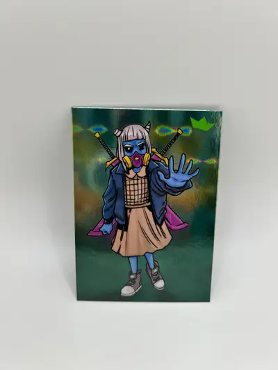 Brand new in top loader. Guaranteed mint condition. This exclusive holographic trading card features...