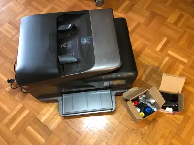 It needs new cartridges. But there are some refills ink left. Pick up is preferred.