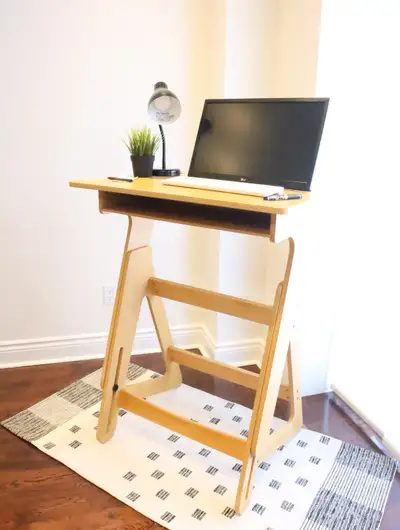 Jaswig Stand Up Height Adjustable Desk, View more
