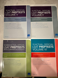 LSAT prep test books