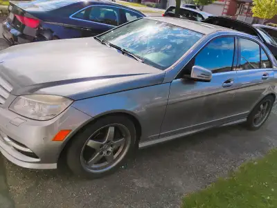 Mercedes Benz C300 with leather interior. Comes with two sets of rims. The factory rims are on winte...