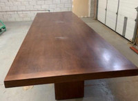 Mahogany Boardroom Table.