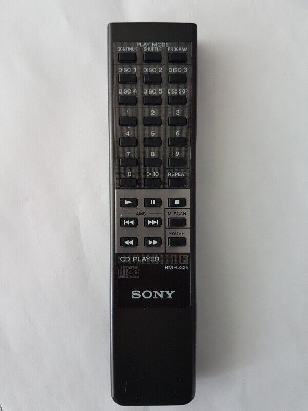 Remote control for SONY CD player CDP-C425 in General Electronics in Mississauga / Peel Region - Image 2