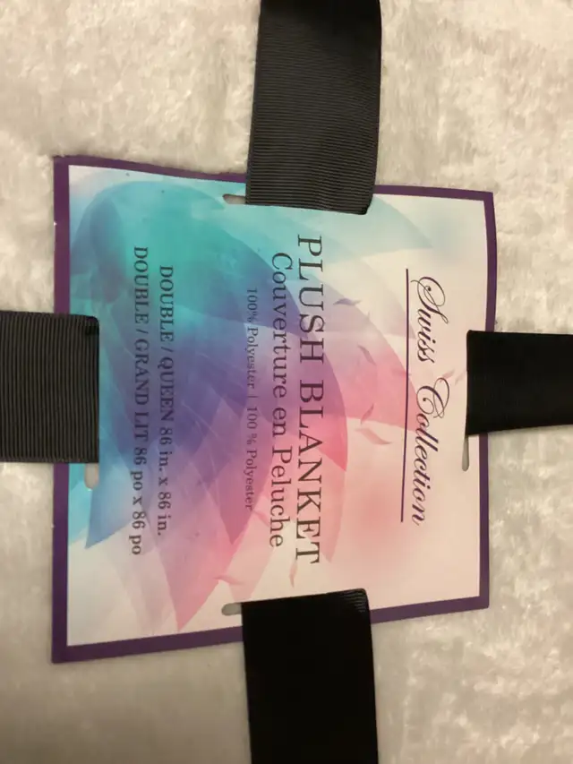 Swiss Collection Plush Blanket Double/Queen64840226479617121