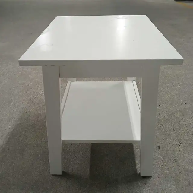IKEA Lunnarp Table End Side Shelf Rectangular Wooden White in Other Tables in City of Toronto - Image 3