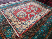 Brand new handmade woollen Afghan rug