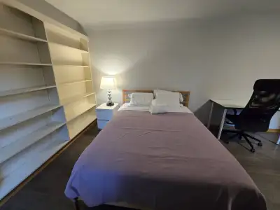 Furnished one bedroom apartment in Detached House Main Floor including one bedroom, kitchen, washroo...