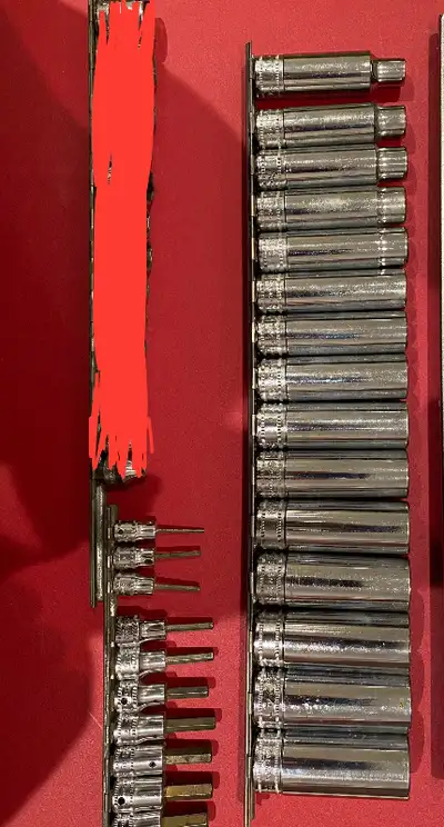 Selling the following list of Snap-On tools. If you're buying multiple sets or everything I will con...