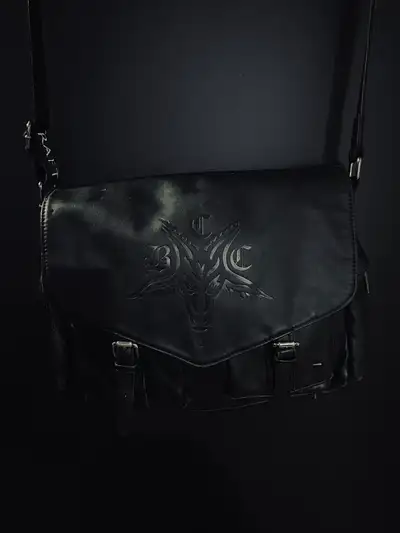 Blackcraft Cult Messenger Bag – Gothic Streetwear Crossbody Bag, View more