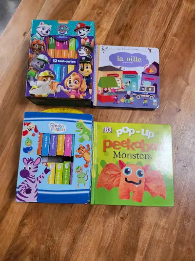 Children's Book Bundle French and English , View more