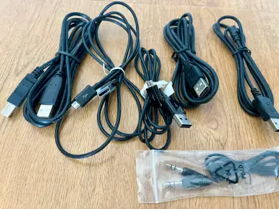 USB cords $2 each , View more