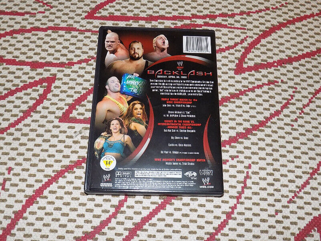 WWE BACKLASH DVD, APRIL 2006 PPV, CENA VS. HHH VS. EDGE in CDs, DVDs & Blu-ray in Hamilton - Image 2