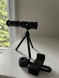 Telescope / Binoculars with phone attachment 