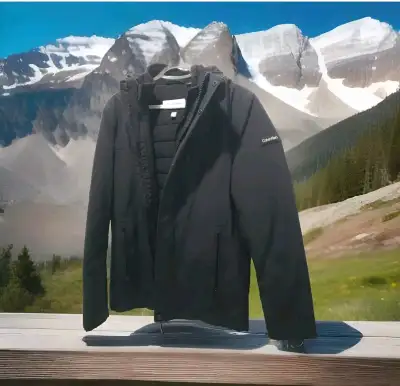 Mens jacket Calvin Klein Jacket with removeable inner jacket, View more