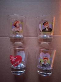 I Love Lucy Shot Glasses Set Of 4