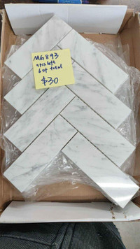 High Quality Mosaic Marble Tile Backsplash (6sq.ft left）