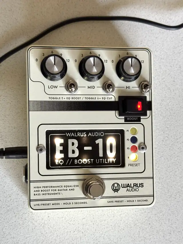 Walrus Audio EB-10 in Guitars in City of Montréal - Image 5