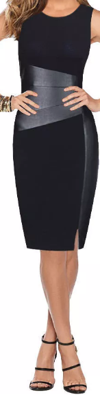 Robe NEUVE SMALL noire en similicuir et tissus – DISPO À LONGUEU, View more