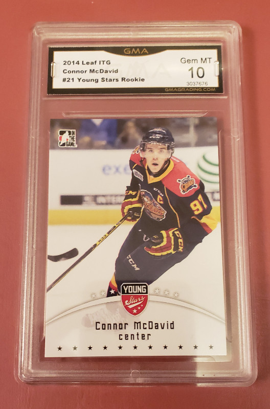 Connor McDavid 2014 ITG - Rookie - GMA - GEM MT 10 in Arts & Collectibles in City of Toronto - Image 3