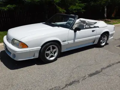 Rust free 1990 Mustang Cobra 5.0 convertible in great condition for sale. It was ordered with auto t...