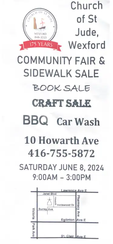 Books, Collectibles and Craft sale, Car wash and BBQ