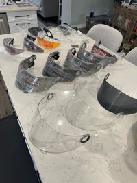 LS2 visors, visor clips and breath boxes 