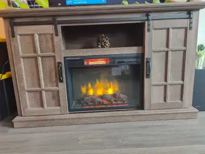 electric Fireplace tv stand, View more
