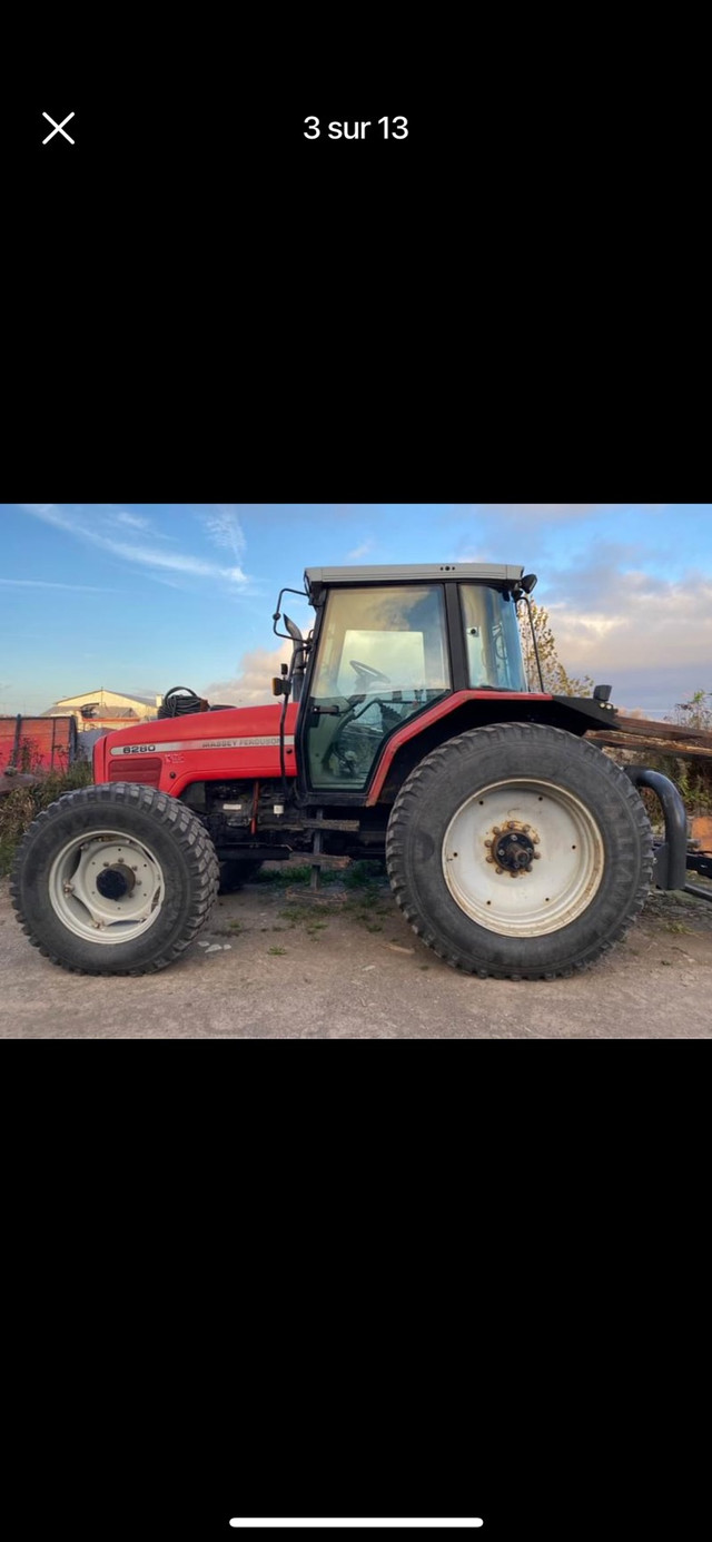 Tracteur Massey 6280 4x4  dans Équipement agricole  à Lévis - Image 4