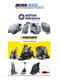 LEASE to own NEW floor scrubber, floor machine, vacuum etc...