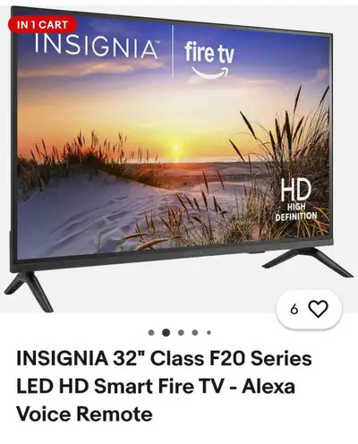 32" INSIGNIA F20 SERIES LED HD SMART FIRE TV , View more
