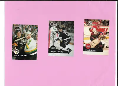 1991-92 Pro Set Hockey Card Set #1 - #345(Gretzky, Roy, Lemieux)