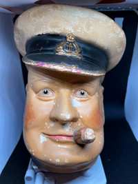 1950s mug Winston Churchill over 8 inches high