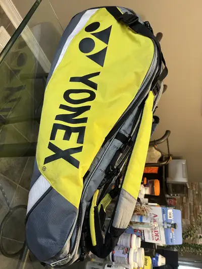 YONEX 8-Racket Tennis Bag (Yellow/Grey), View more