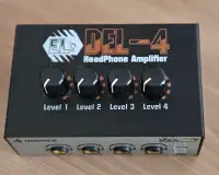 Headphone Amplifier with 4 Channels