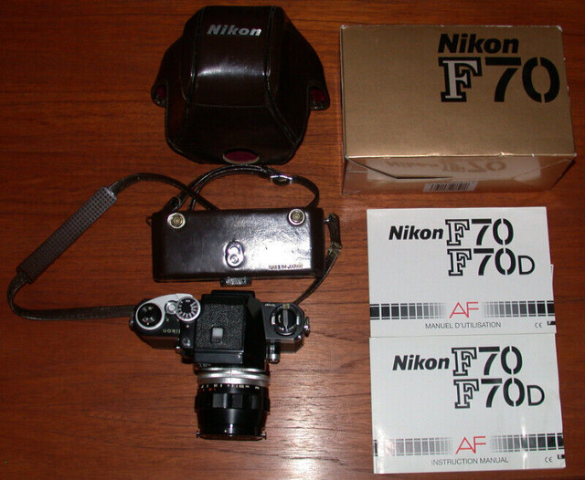 NIKON  F   35mm CAMERA WITH ACCESSORIES in Cameras & Camcorders in Calgary - Image 3