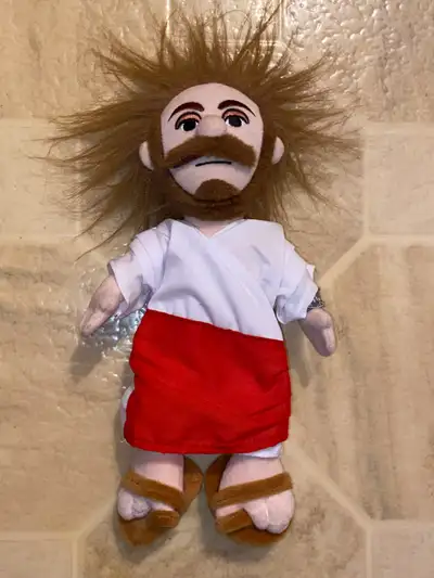 Jesus of Nazareth Plush Stuffed Doll Religious Toy Figure, View more