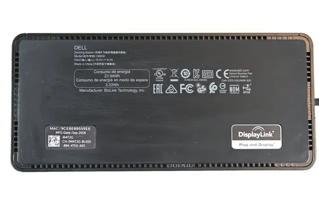 Dell D6000 Universal Dock Station USB 3.0 USB-C 4K No PSU Read! in Laptop Accessories in City of Toronto - Image 3