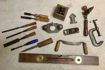TOOLS SHOWN ARE EXAMPLES OF MANY I HAVE (some may be sold but others available). I have many hand pl...