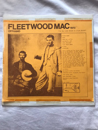 Fleetwood Mac -Offhand Live vinyl 1973 $40