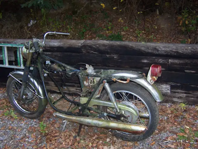 Vintage RARE  Classic 1968 Bridgestone 350 GTR  Motorcycles in Motorcycle Parts & Accessories in North Bay - Image 7