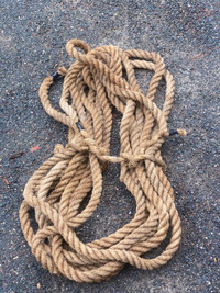 “Vintage 1” Jute Rope” Approximately 47’