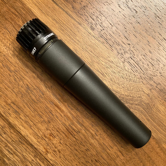 2 × Shure SM57 Cardioid Dynamic Instrument Microphone Pro Audio