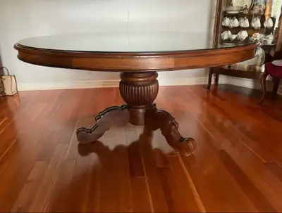 Mahogant dining table, View more