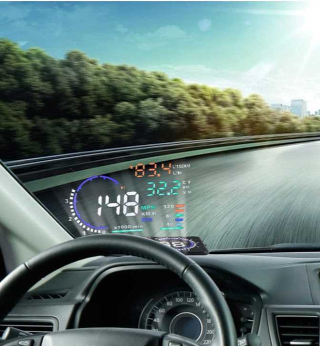 Car Head Up Display 5.5''  Auto Windshield Reflective Screen in Other Parts & Accessories in Windsor Region