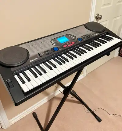CASIO KEYBOARD IN EXCELLENT CONDITION & STAND, View more