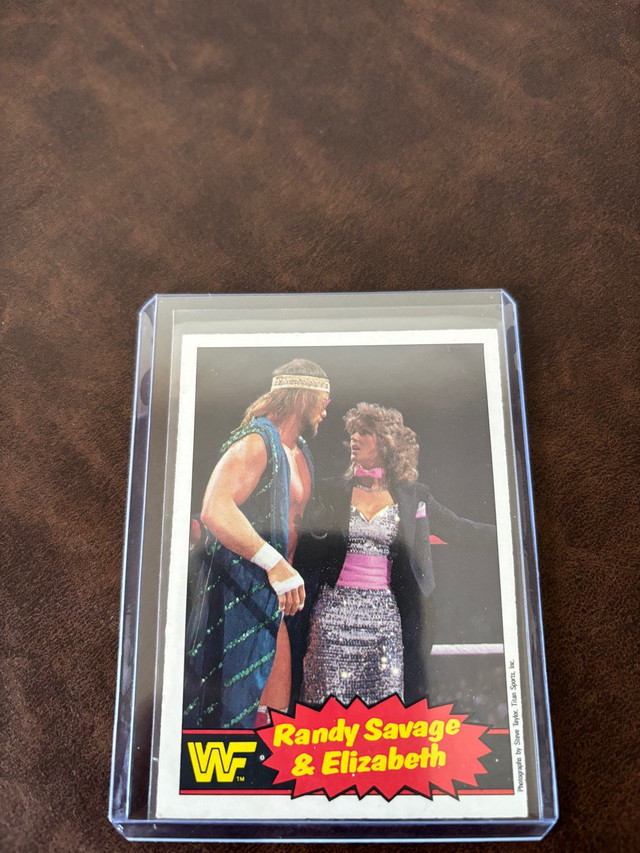 1985 OPC WWF WWE Wrestling Randy Macho Man Savage Rookie Card  in Arts & Collectibles in City of Toronto