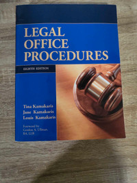 Legal office Procedures 8th edition