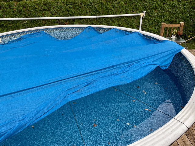 Toile hivernale protectrice de piscine en filet - Cover mesh dans Spas et piscines  à Laval/Rive Nord - Image 2